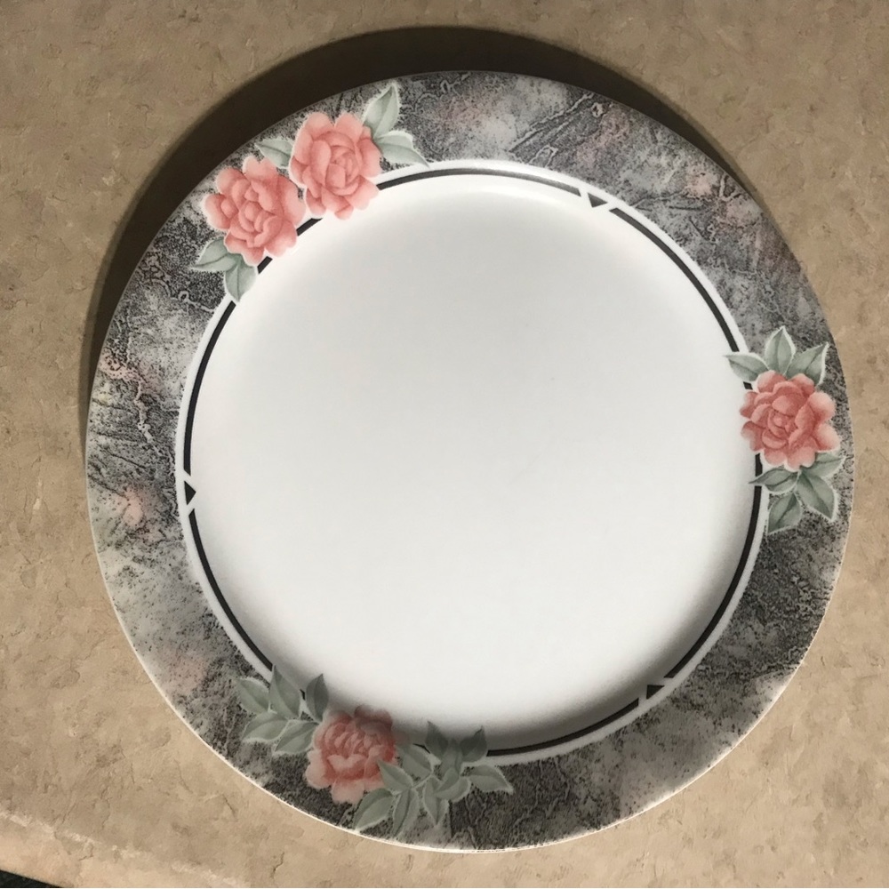 Corelle Silk and Roses Dinner Plate